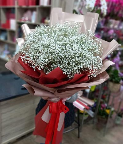 Букет цветов из: Гипсофила в Спирово